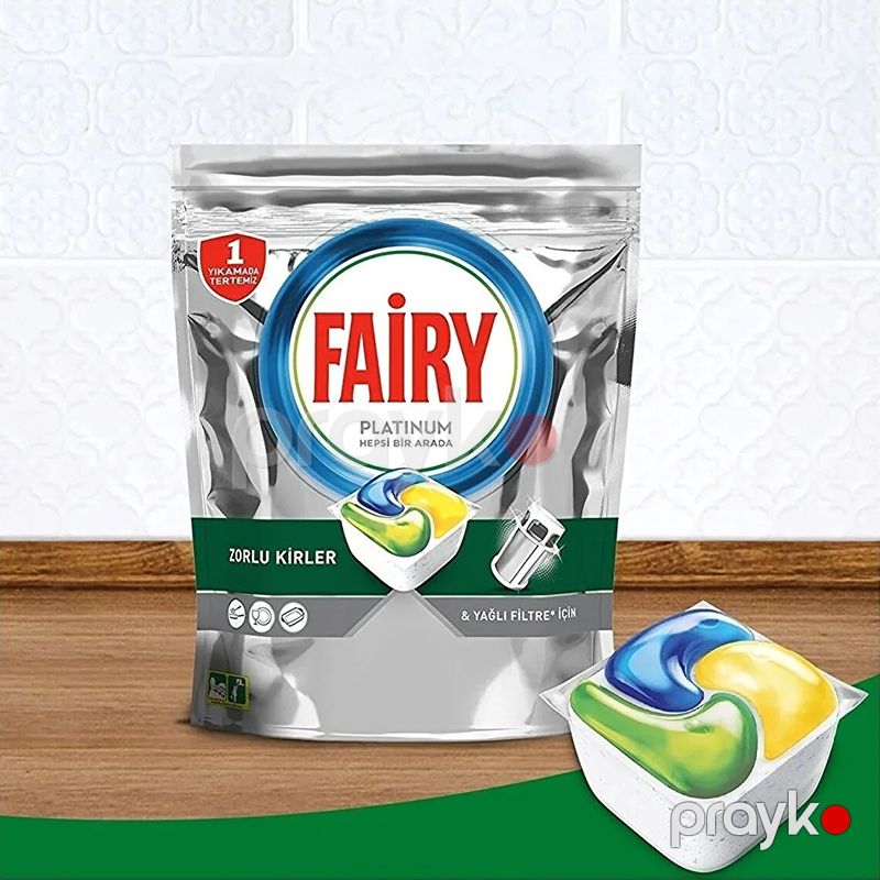 50 Ədəd Fairy Platinum Qabyuyan 50li Yuyucu Tablet Limon Qoxulu Yuyucu Tablet — Mallar, Bakı (3)
