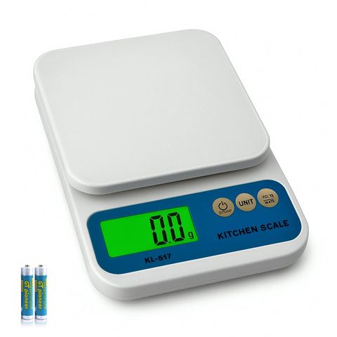 Eelectronic Mini mətbəx tərəzisi kl-517 Ekran işığı ilə Rəqəmsal Mətbəx Tərəzisi 10 kq LCD ekran — Bakı