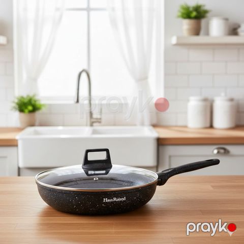 Tava Haus Roland, 22 sm, qapaqlı, qara - KahnSport070123 — Bakı