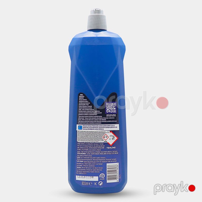 Finish Bulaşık Makinesi Parlatıcı & Kurutucu Limonlu 800ml Yeni Finish Powerball Qab Yuyucu Maye Toz — Mallar, Bakı (6)
