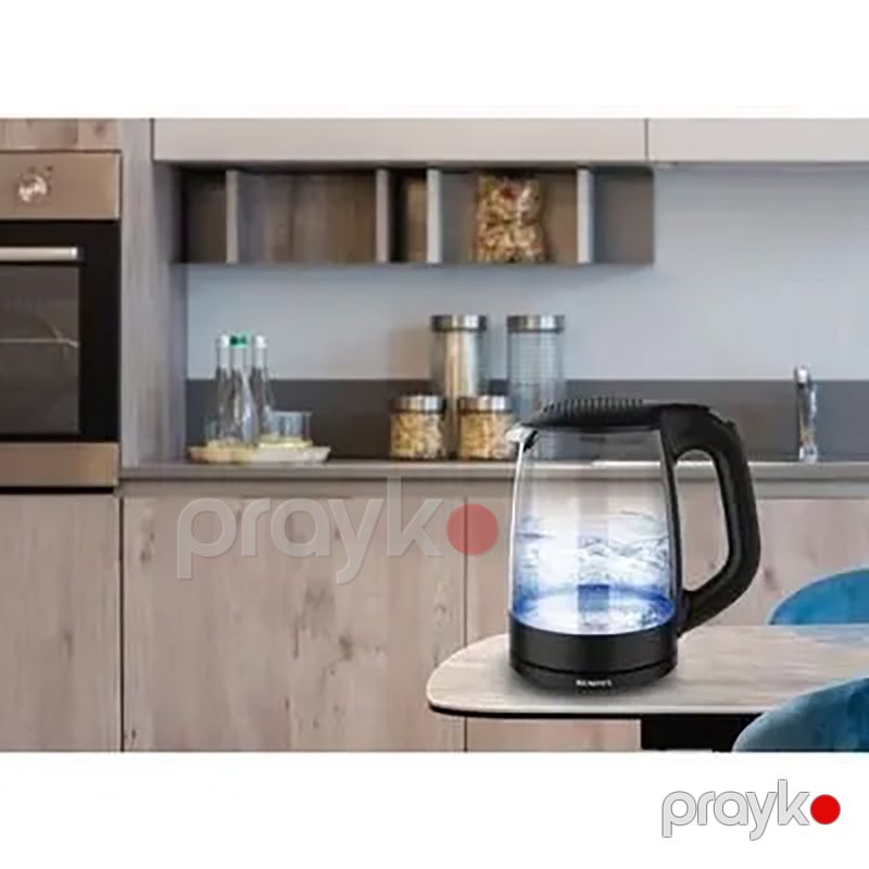 Kumtel HMK-03 Elektrikli Çaydan Şüşə Çaydan Tutum 2 L — Elektrik çaydanları və termoslar, Bakı (5)