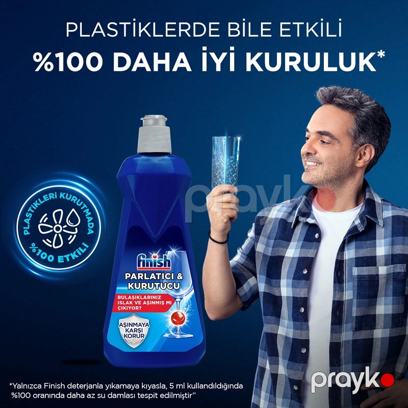 Finish Bulaşık Makinesi Parlatıcı & Kurutucu Limonlu 400ml Qab Yuyucu Vasitə Finish Jel Bulaşık Makinesi Deterjanı — Mallar, Bakı (2)