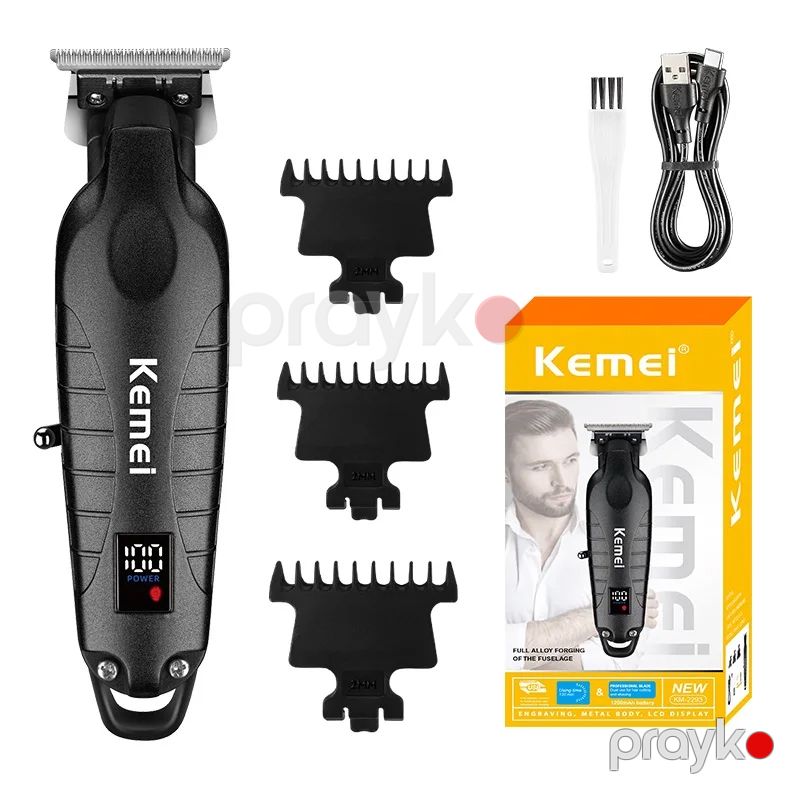 Kemei KM-2293 Saç Saqqal Təraş Maşını Yüksək Keyfiyyətli Professional Kişi Üçün Trimmer — Usturalar, trimmerler və epilyatorlar, Bakı (6)