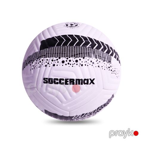 Soccermax Ağ Qara Dizayınlı Futbol Topu №5 Pakistan Istehsalı Soccermax Futbol Topu — Bakı