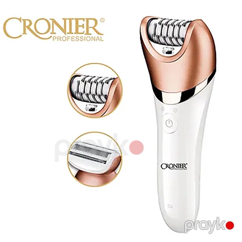Cronier CR-8801 Çoxfunksiyalı Epilyator Üz Və Bədən Epilyatoru 2 Sürətli Epilyator — Usturalar, trimmerler və epilyatorlar, Bakı (6)