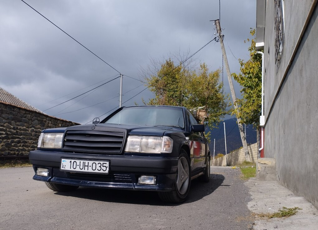 Mercedes 190, 1989 il, 456000 km 10-UH-035 — Avtomobillər, Zaqatala (6)