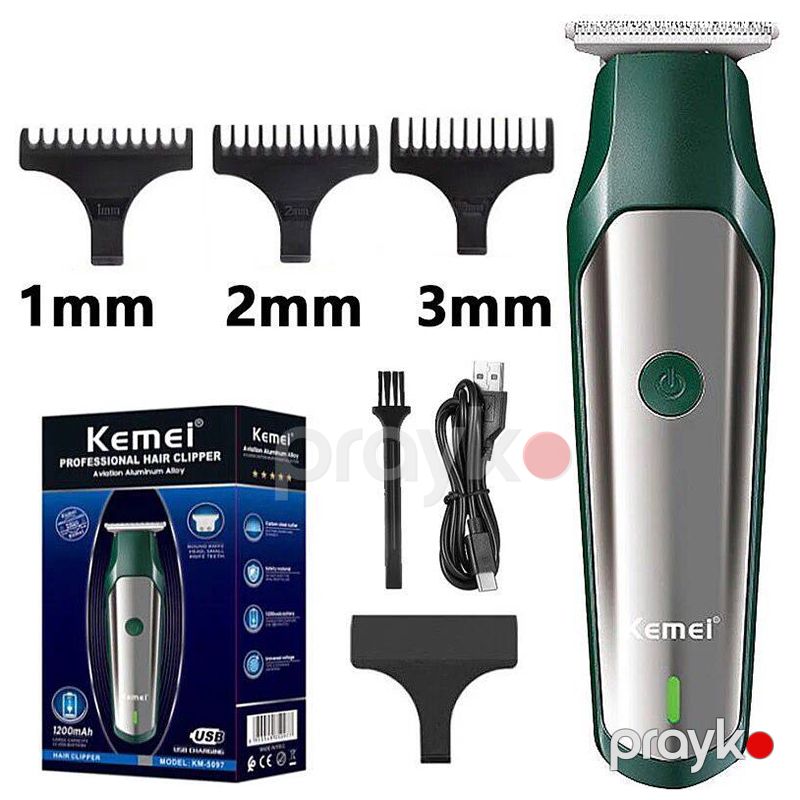 Kemei Professional Saç Kəsmə Makinası Simsiz Elektrikli Dəqiq Saç Düzəldici Peşəkar Simsiz Saç Saqqal Düzəldici 0mm — Usturalar, trimmerler və epilyatorlar, Bakı (4)