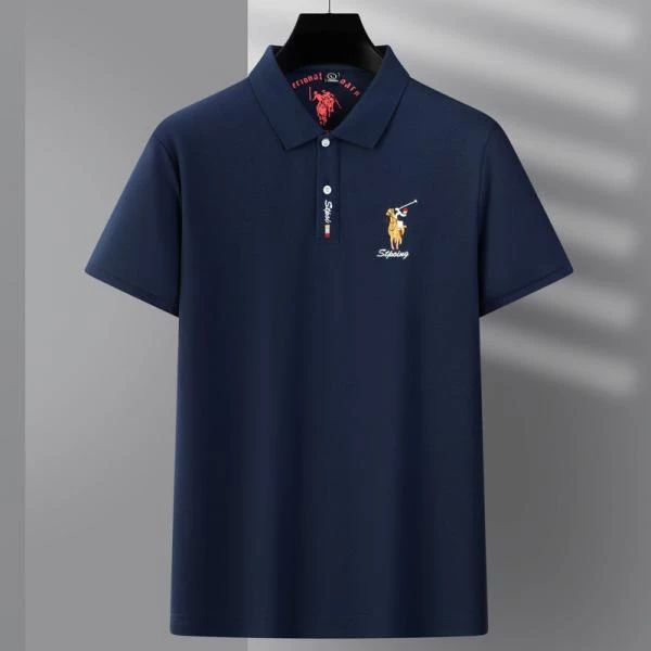 Polo Stpoing trikotaj kişi köynəyi 100% pambıq — Kişi geyimi, Bakı (3)
