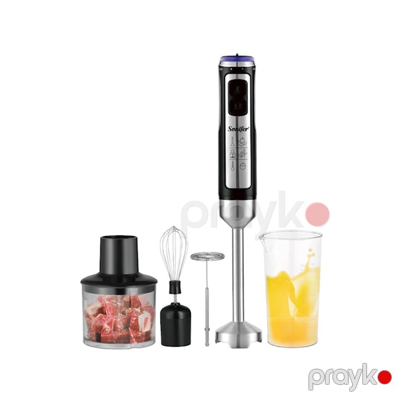 Sonıfer SF-8138 Çoxfunksiyalı Elektrikli Blender Dəsti Əl Blenderi Smoothie Blender 400 W — Blenderlər, xırdalayanlar və mikserlər, Bakı (7)