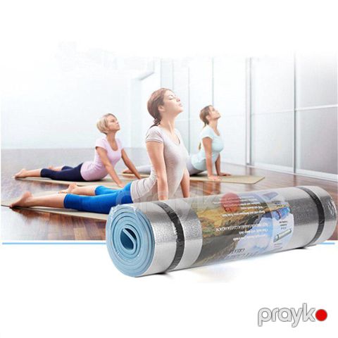 Kamp üçün 10mm lik Aliminium Üzlü Yoga Matı — Bakı