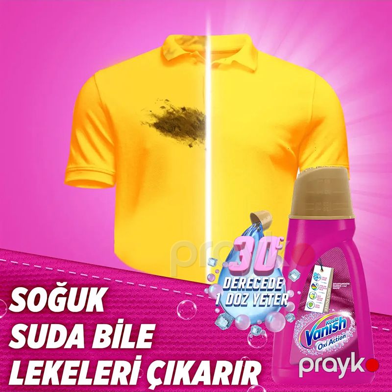 Vanish Kosla Multipower Leke Çıkarıcı 1000 ml Vanısh Multıpower Renkliler İçin Deterjan Güçlendirici JEL — Mallar, Bakı (5)