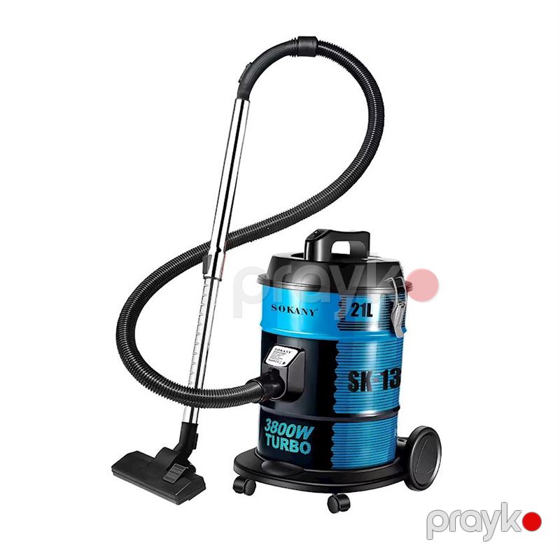 Tozsoran Sokany SK-13021 Mavi 3800 Vatt Gücündə Barabanlı Döşəmə Tozsoranı Elektrikli Tozsoran Vacuum Cleaner — Tozsoran, Bakı (2)