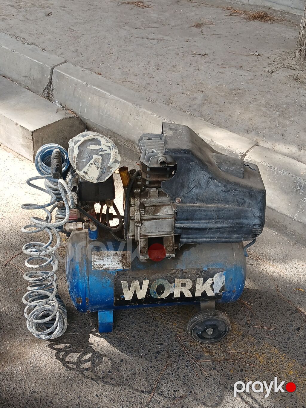 Hava kompressoru – “Work” markalı, mobil tip. Xüsusiyyətlər — Pompa və kompressor, Bakı (2)