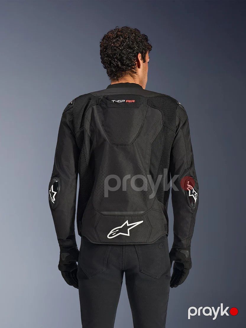 Motosikl üçün qoruyucu gödəkçə Alpinestars T-GP Air, poliester, qara/Ağ, ölçü S — Mallar, Bakı (3)
