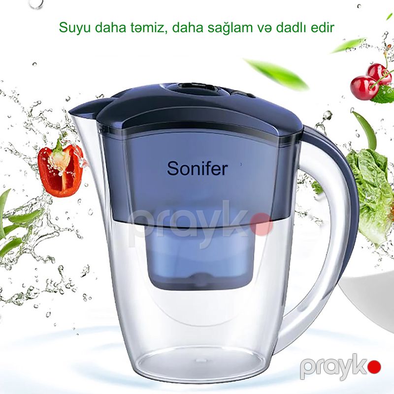 Sonifer Filtrli Su Qabı Tutum 2.5L — Termos və termoş, Bakı (4)