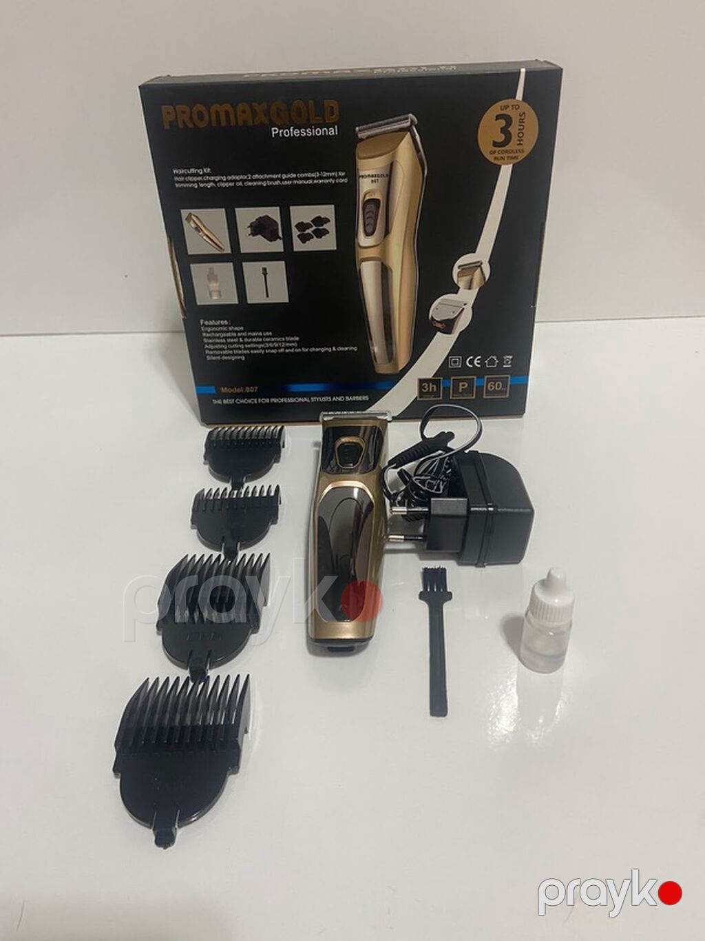 Promaxgold Professional saç kəsim maşını – Model: 807 Xüsusiyyətlər — Saç kəsmə maşınları, Xırdalan (2)