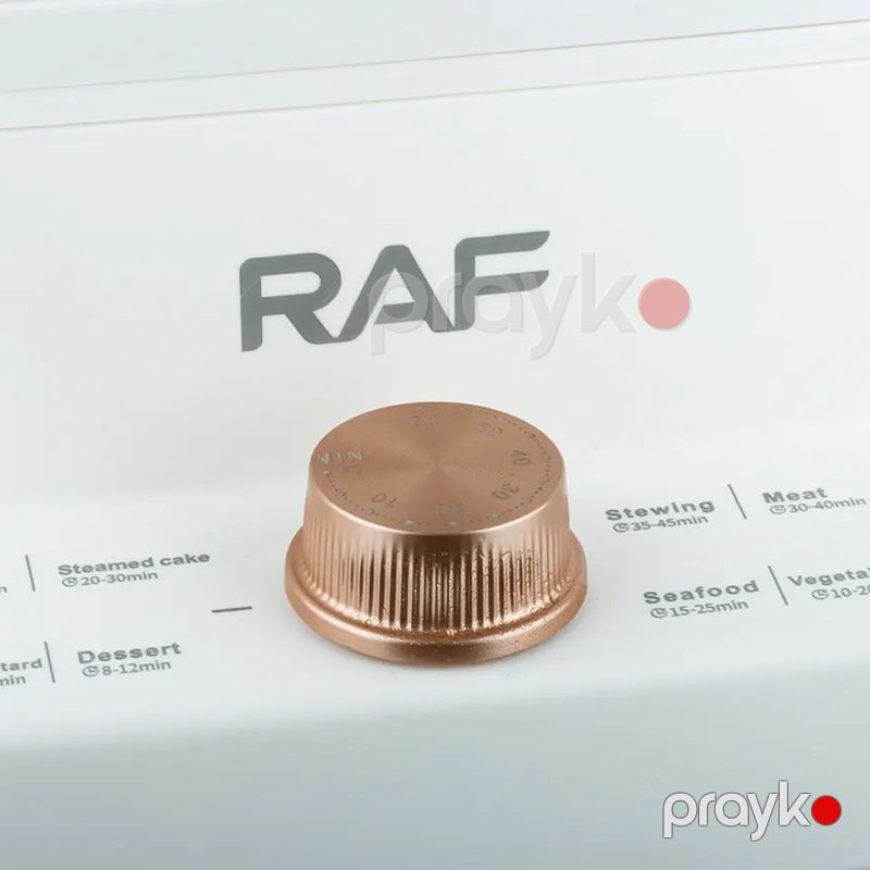 RAF R.5238 3 Qatlı Elektikli Tərəvəz Bişirici 1200W Gücündə Çoxfunksiyalı Buxar Qazanı 4L Buxarlı Tərəvəz Bişirici — Qablar və mətbəx əşyaları, Bakı (4)