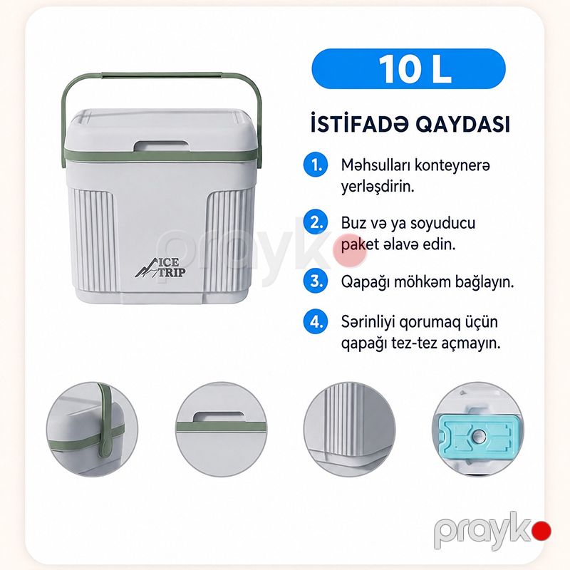 10 L Portativ Termo Qutu — Ev texnikası, Bakı (2)
