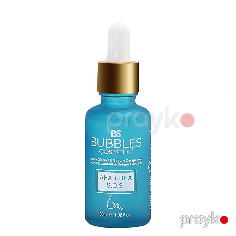 Bs Bubbles Cosmetic Akne və Qaranöktələrə Qarşı Üz Təmizləyici Serum 30ml Baxım Serumu — Gözəllik və səhiyyə, Bakı (3)