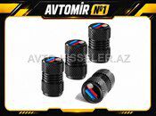 BMW M Power Təkər Ventil Qapaqları – 4 Ədəd — Колеса, шины, диски