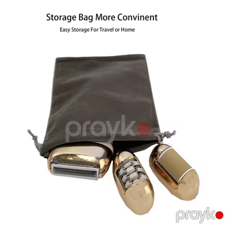 Kemei KM-7102 - Epilyator 3-ü 1-də Epilyator USB Şarjlı Bədən və Üz Tük Təmizləyici 3 Başlıqlı Epilyator — Usturalar, trimmerler və epilyatorlar, Bakı (3)