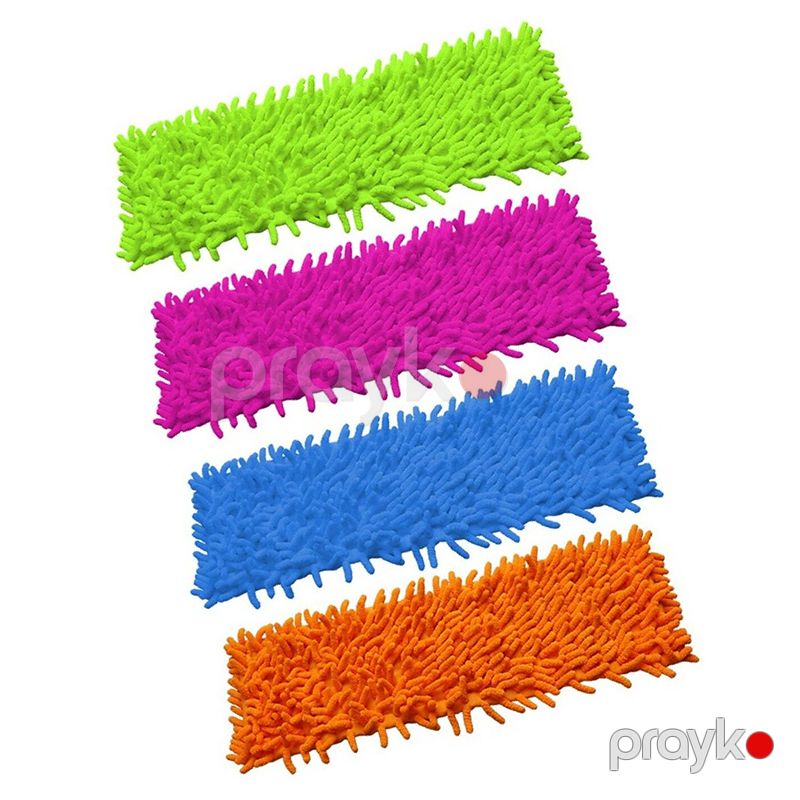 4 Ədəd Mikrofiber Mop Başlığı Pol Silən Əsgisi Şvabra Paspas Başlıqları Yuyula bilən Pol Əsgisi 40sm — Mallar, Bakı (6)