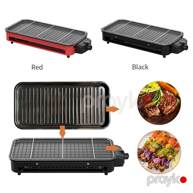 Sokany Çoxfunksiyalı Eıeltrikli Barbekü Qril Manqal 1500W Gücündə Yapışmaz Oda Davamlı Yapışmayaz Polad Örtük — Toster və vaflyasıcı, Bakı (3)