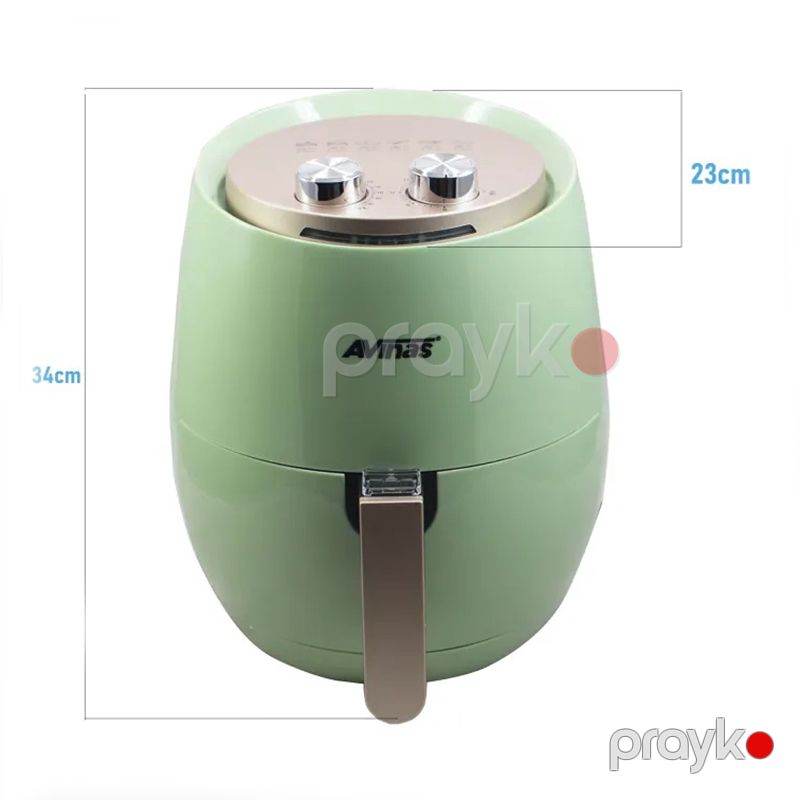 Yüksək Keyfiyyətli Avinas Elektrikli Fritöz 5.5L 2000W Gücə Məxsus Yağsız Firi Qızartma Qazanı Çoxfunksiyalı Fritöz — Digər mətbəx texnikası, Bakı (8)