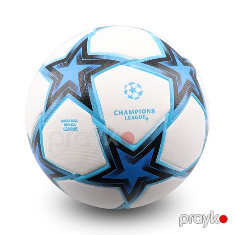 Futbol topu Uefa Seriyası 21-22 Mavi Futbol Topu Sürüşməyən Yumşaq Teksturalı Futbol Topu Ölçü 5 — Bakı