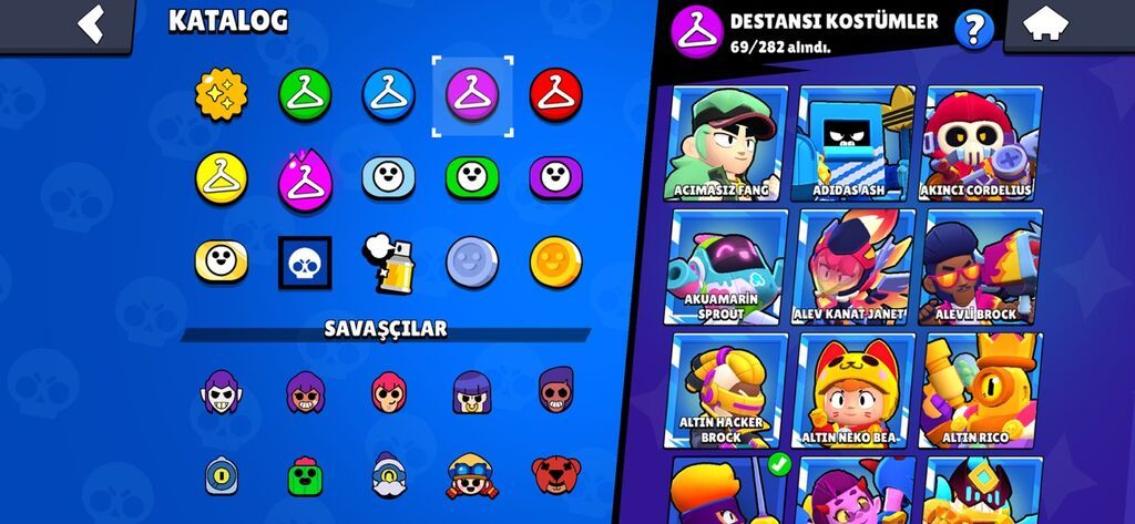 Brawl Stars hesabı – geniş kostyum kataloqu və yüksək trofeylər — Şəxsi əşyalar, Novxanı (4)