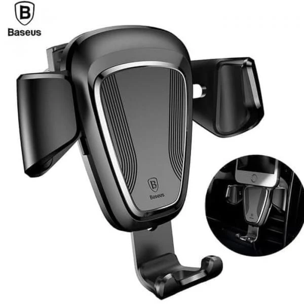 Baseus Gravity Car Mount Leather Type (SUYL-B01) Avtomobil üçün tutacaq — Mallar, Bakı (3)