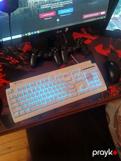 Meteion brendli USB klaviatura Red switch - Tam ölçülü lay‑out: tam — Sumqayıt