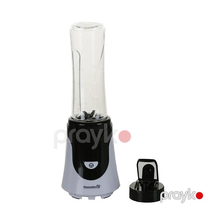Hausberg HB-7676 Çoxfunksiyalı Elektrikli Blender Portativ Smoothie Blender 300W — Blenderlər, xırdalayanlar və mikserlər, Bakı (2)