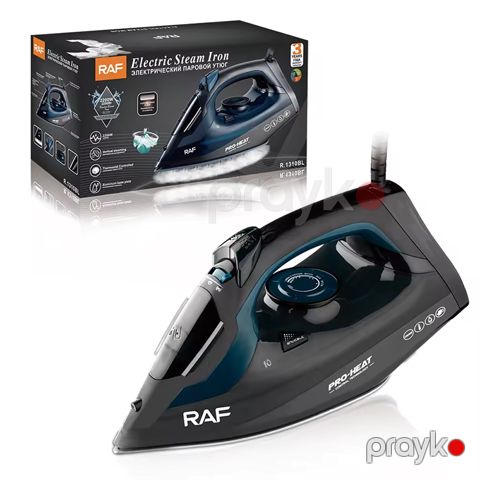 RAF R.1310BL Elektrikli Buxarlı Ütü Keramika Altlıqlı Buxarlı Ütü 2200 W Gücündə — Bakı