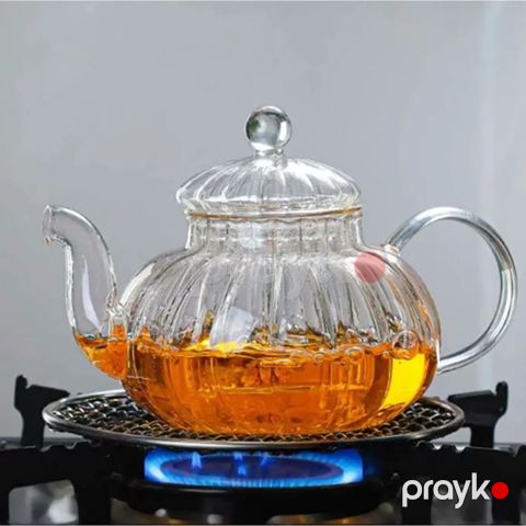 Şüşə Çaynik Çıxarıla Bilən Filtrli Dəm Çayniki 1000 ML — Bakı
