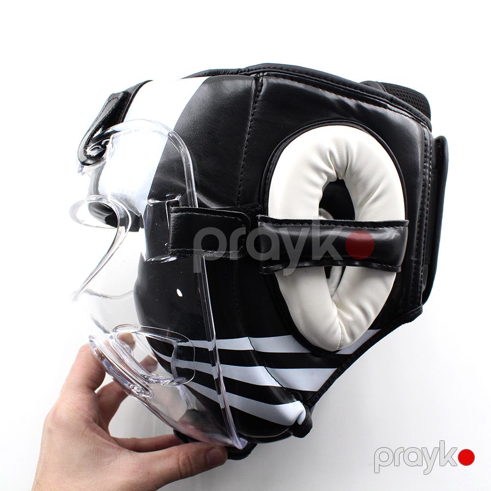 Wolon Böyüklər üçün Şüşəli Boks Dəbilqəsi MMA Döyüş Sənəti Baş Geyimi Kask MMA Boks Baş Qoruyucu Şlem — İdman, hobi, istirahət, Bakı (2)