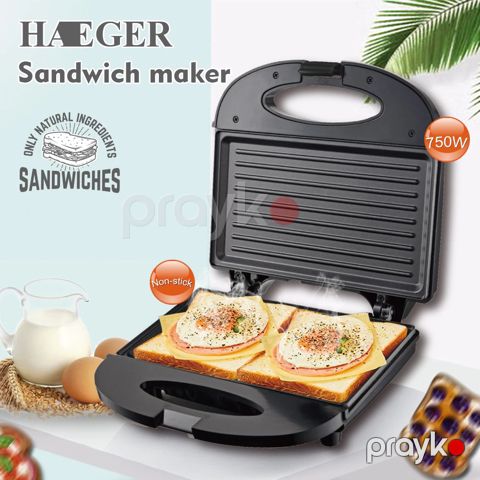Elektrikli Sendviç Tost Omlet Hazırlayan Heager SL-619 Sendviç Hazırlayan Fransız Tosteri — Bakı