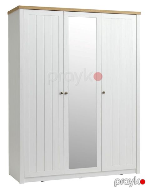 Şkaf Jysk Markskel, 162x210x61 sm, ağ — Bakı