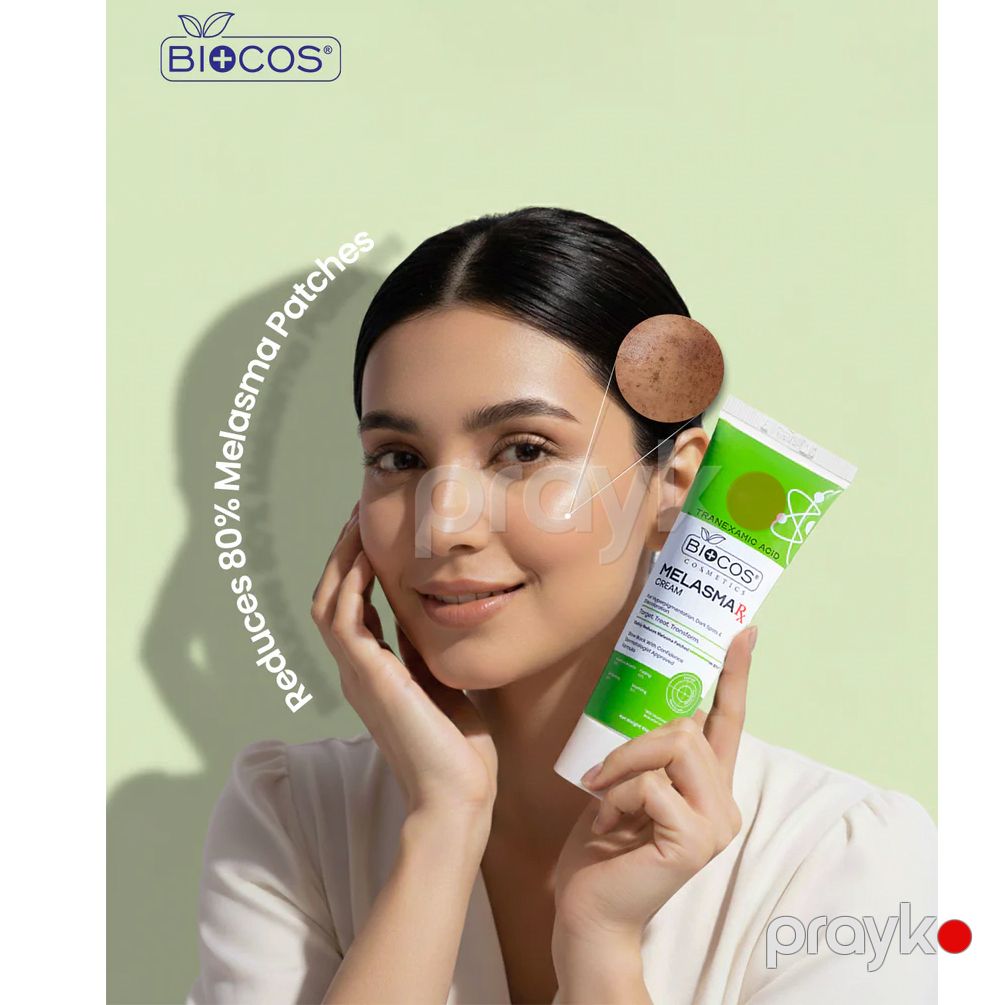 Biocos MelasmaRx Krem – Traneksamik Turşulu Ləkə Əleyhinə Baxım Kremi (50 q) — Gözəllik və səhiyyə, Bakı (4)