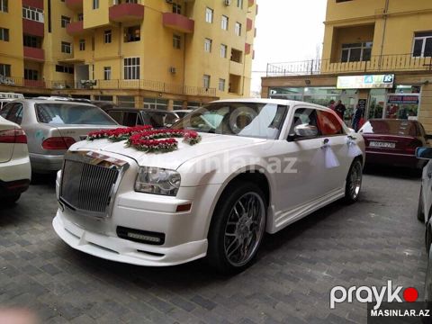 Chrysler bey gəlin toy maşıni sifarişi — Bakı