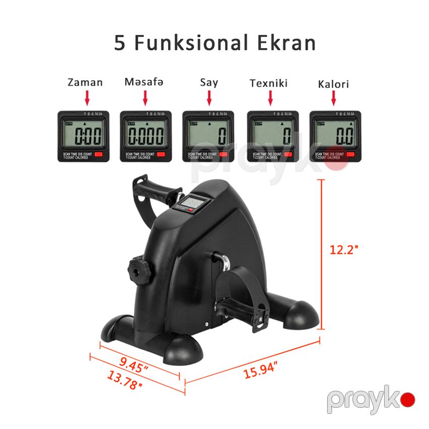 Mexaniki Motorlu Mini Velo Trenajor İdman Velosipedi Yaşlılar Üçün Uyğun Məşq Velosipedi — Fitness və simulyatorlar, Bakı (3)