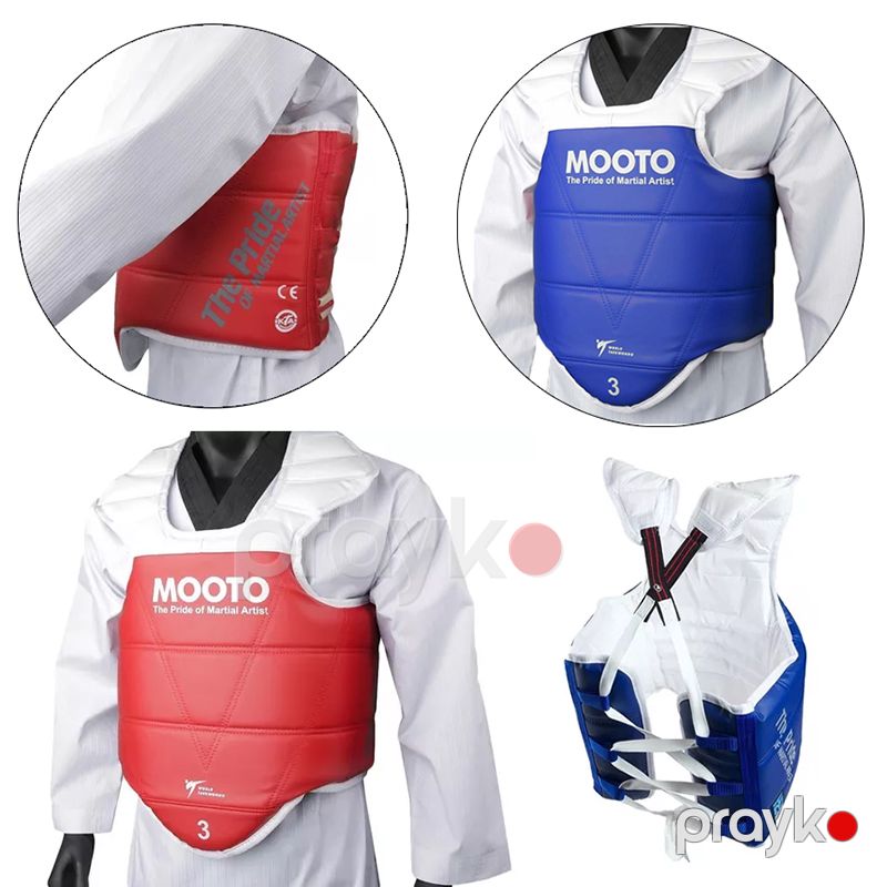 Mooto Taekvondo Sinə Qoruyucu Premium Karate Qoruyucu Jlet 3 Razmer Seçimi Ilə Mooto Extera Taekvondo Geyimi — İdman, hobi, istirahət, Bakı (4)