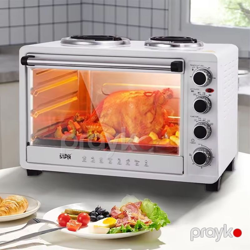 Wınnıng Star ST-9615 Çoxfunksiyalı Elektrikli Mətbəx Sobası Qril Çörək Pizza Hazırlamaq Üçün Soba — Soba və qrillər, Bakı (2)