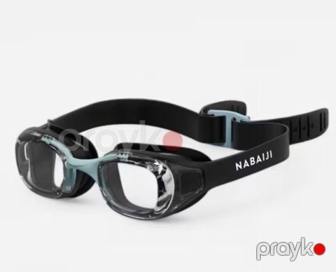 Üzgüçülük üçün eynək Decathlon Nabaiji XBase 5, qara — Bakı