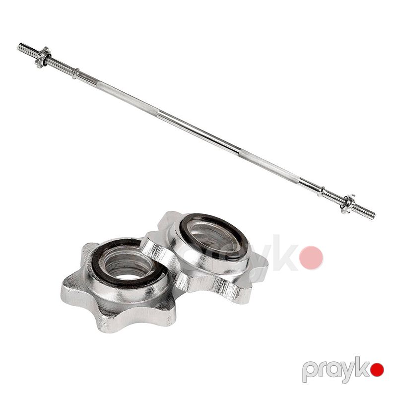 150sm Xrom Məşq Qrifti 150 sm Düz Ştanq 27 mm diametrli Qrift Ştanq Kilidləri İdxal Bərk İdman Zalı Məşq Qrifti — Fitness və simulyatorlar, Bakı (2)