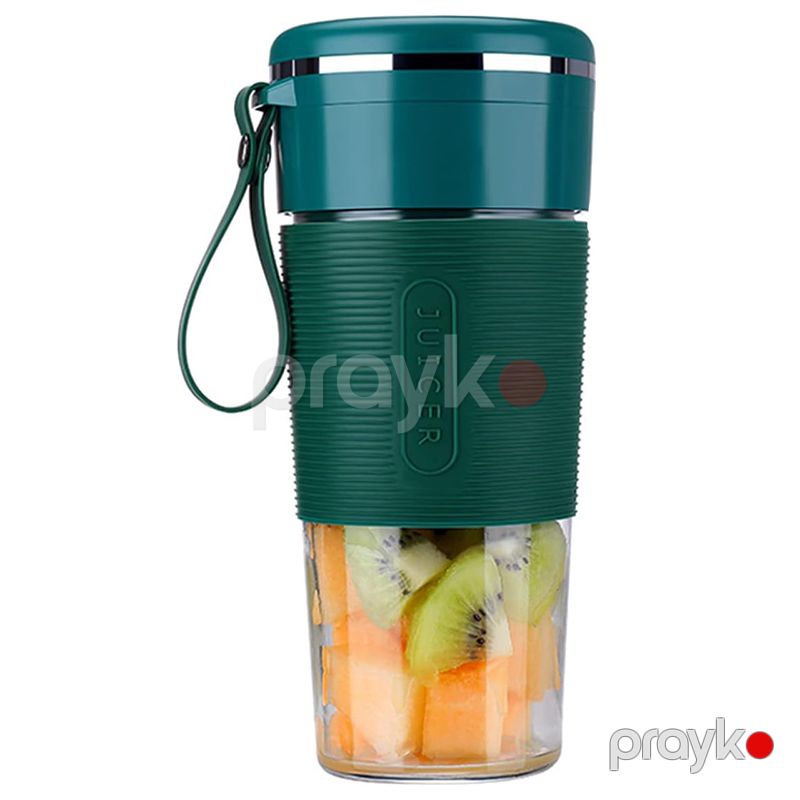 USB Elektrikli Portativ Kokteyl Hazırlayan Blender Mini Qida Qarışdırıcı Mikser 300ml 4 Bıçaqlı Smoothie Shakes — Blenderlər, xırdalayanlar və mikserlər, Bakı (3)