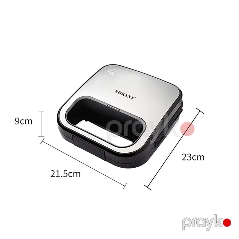 Sokany SK-BBQ-132 Elektrikli Toster Sendviç İzgara Hazırlayan Toster 800W — Toster və vaflyasıcı, Bakı (6)