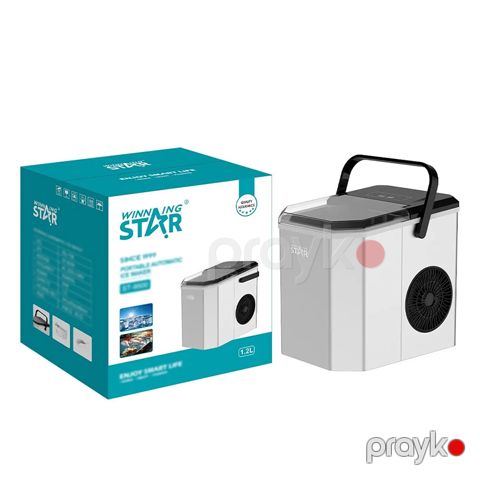 Winning Star ST9500 1.2 Litr Tutumlu Ev İstifadəsi Üçün Mini Portativ Yay Buz Hazırlayan Soyducu Freezer — Bakı