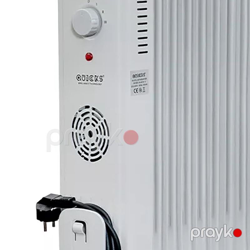 Radiator Q-4230 Yağlı Qızdırıcı Turbo Ventilyatorlu F 13-lü Qızdırıcı Radiator 2500W Səmərəli Yağ Radiatoru — Isıtıcılar və isı ventilatorları, Bakı (3)