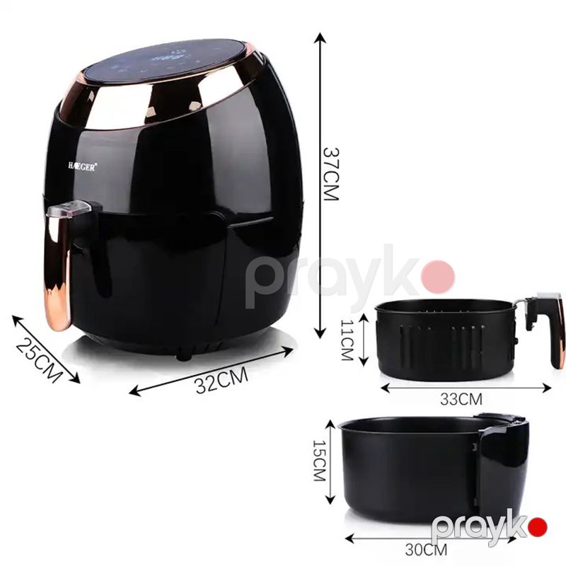 Raf R.5298 1800W Çoxfunksiyalı Elektirikli Qızardıcı Böyük Tutumlu Elektirikli Qızardıcı Airfryer 8L — Digər mətbəx texnikası, Bakı (3)